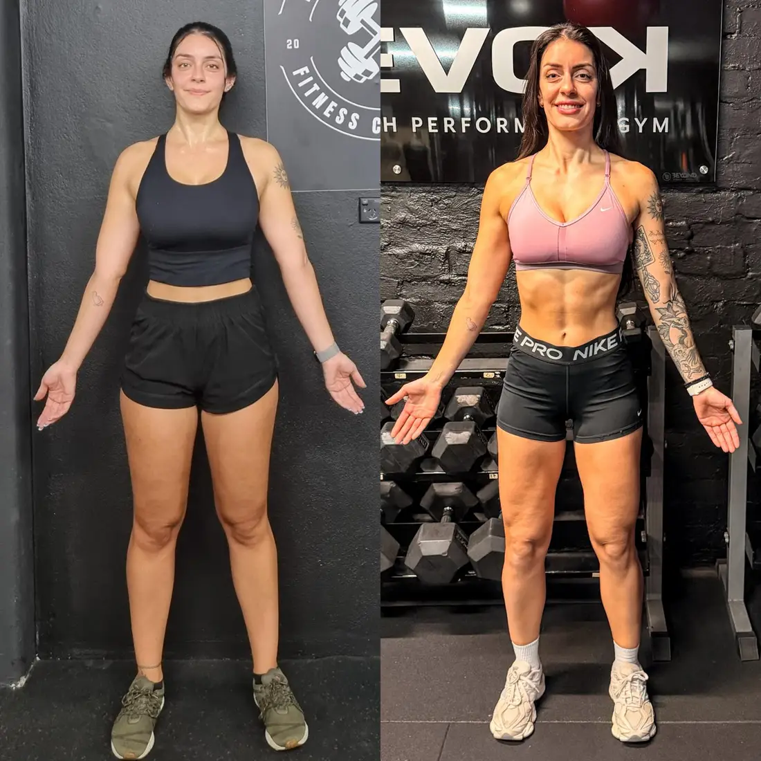 EVOK 28 Day Transformation before and after — participant 3